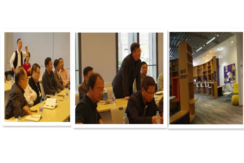 学员们就关注的问题与俞立中校长进行互动讨论和交流。学员们还参观了上海纽约大学的教学设施和学生事务中心等。(文字：应中正；摄影：罗喜胜)