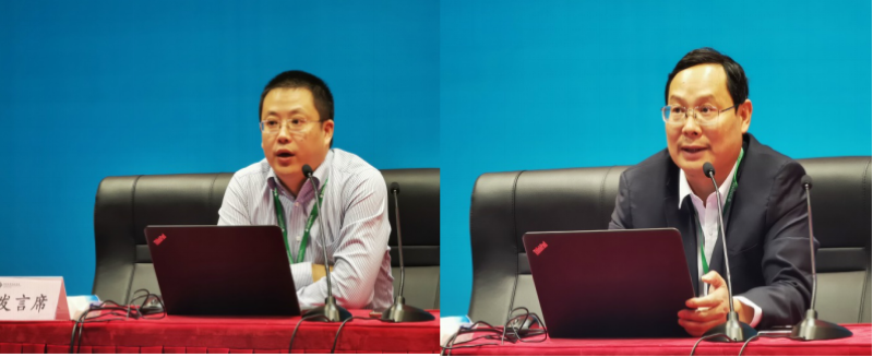 中国药科大学科学技术处处长姚和权与南京大学党委研工部部长、研究生院常务副院长周济林代表“内涵发展”组作汇报。该组围绕高等教育内涵发展任务“新时代人才培养水平提升”开展研讨，梳理出内涵发展的本质、质量标准、评价体系、保障体系以及高等教育的特色发展五个方面的问题，并针对性地提出了营造内涵发展的文化氛围、建立内涵式人才培养多元化标准、建立分层分类人才培养体系、健全全员全过程的内部保障和共建共治共享的外部保障体系、探索特色化差异发展新途径等建议。