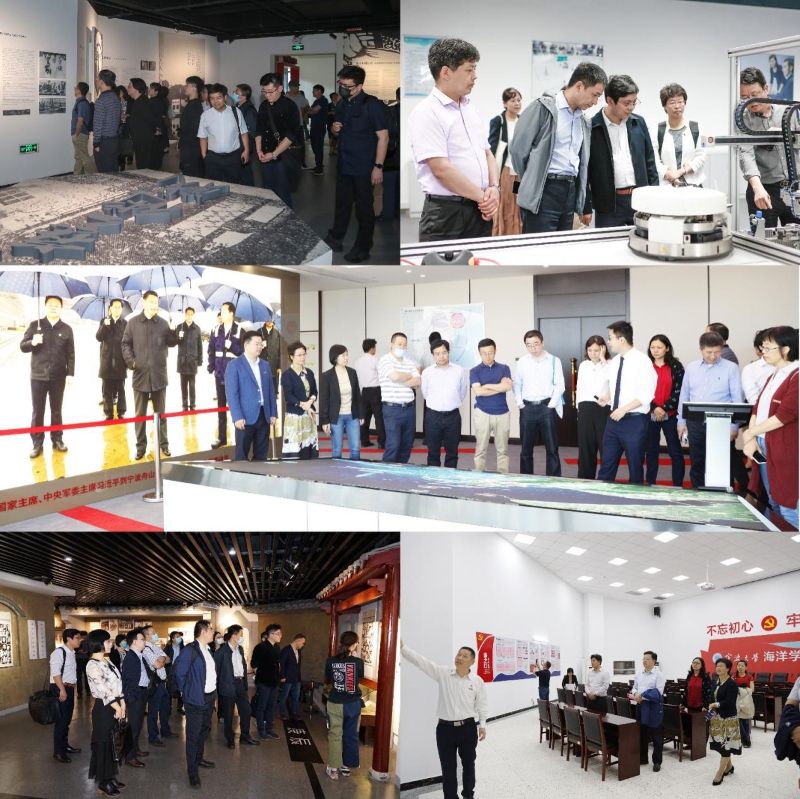 浙江团在中国美术学院图书馆(校史馆)、浙江机电职业技术学院智能控制实训基地、宁波港穿山港区、浙江大学校史馆、宁波大学海洋学院党建馆调研。 浙江团在中国美术学院图书馆(校史馆)、浙江机电职业技术学院智能控制实训基地、宁波港穿山港区、浙江大学校史馆、宁波大学海洋学院党建馆调研。