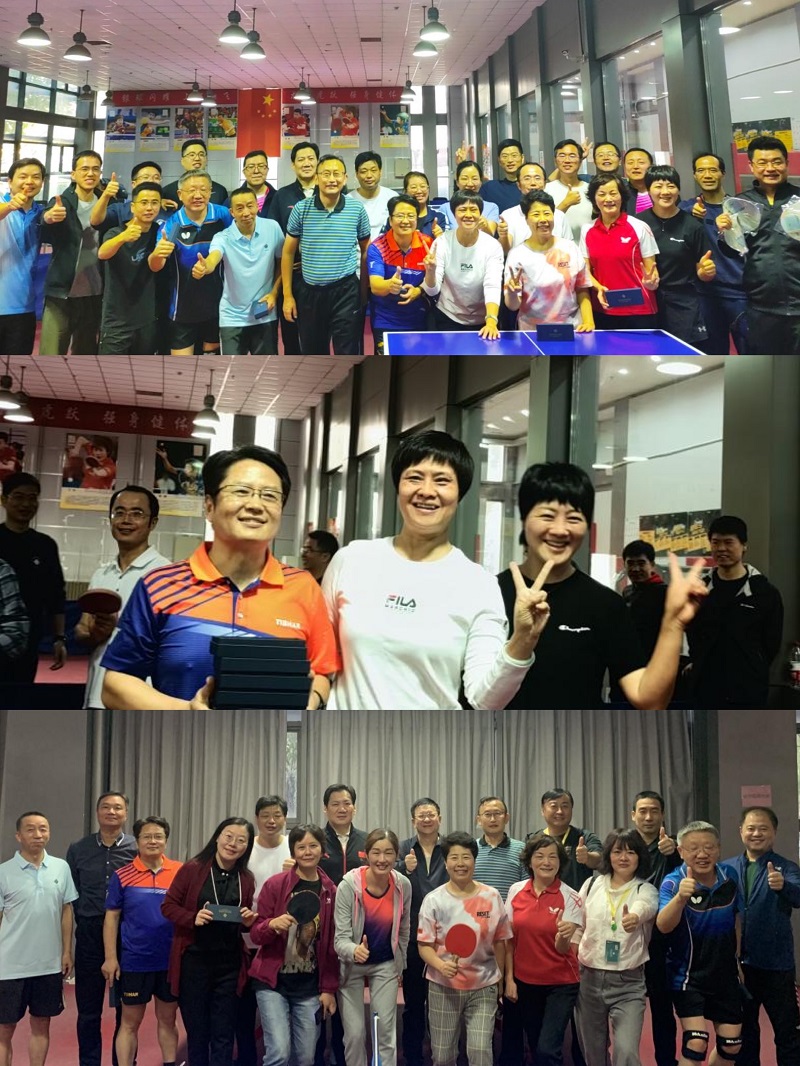 友谊赛结束后，马丽红老师组织为获奖团队颁奖，参赛队员及观众拍照留念。大家纷纷表示，友谊赛组织得很成功，不仅为乒乓球爱好者们搭建了一个展示自我的平台，还为大家提供了一个以球会友、相互切磋的好机会。（撰稿：宣传委员、恩施职业技术学院党委委员、宣传部长 胡平；审稿：分班主任、教育行政教研部 李虔）