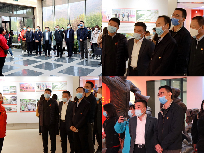 观看电影后，各支部党员在讲解员的带领下，重温了改革开放以来，当地基层党组织发扬“红色背篓精神”，“靠山吃山”，贯彻“绿水青山就是金山银山”的发展理念，成功实现山区产业转型的过程。